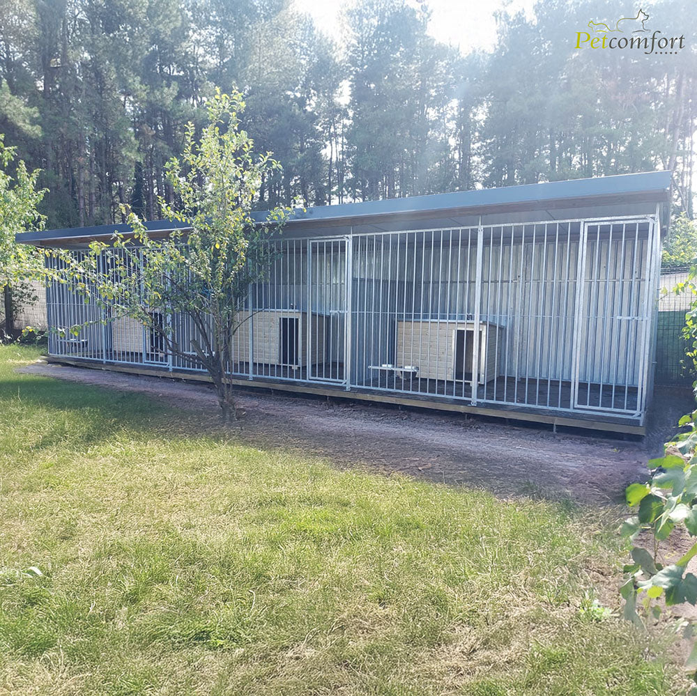 Hondenkennel voor 3 politie honden