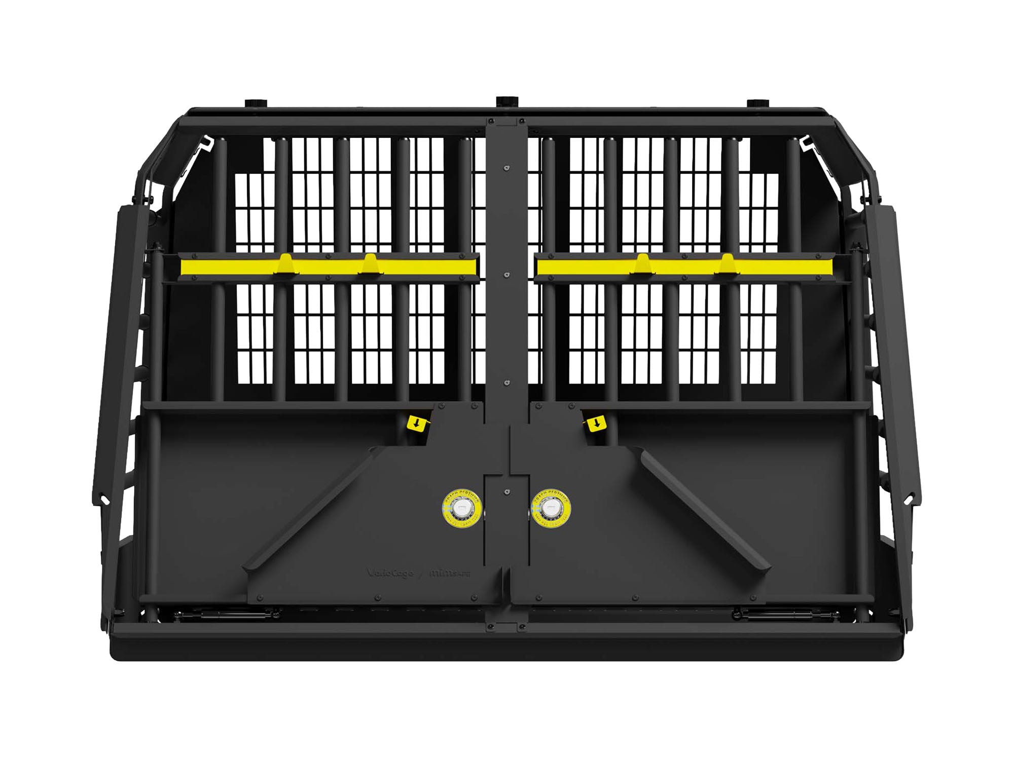 Cage de transport Variocage Double pour 2 chiens - Vue de face
