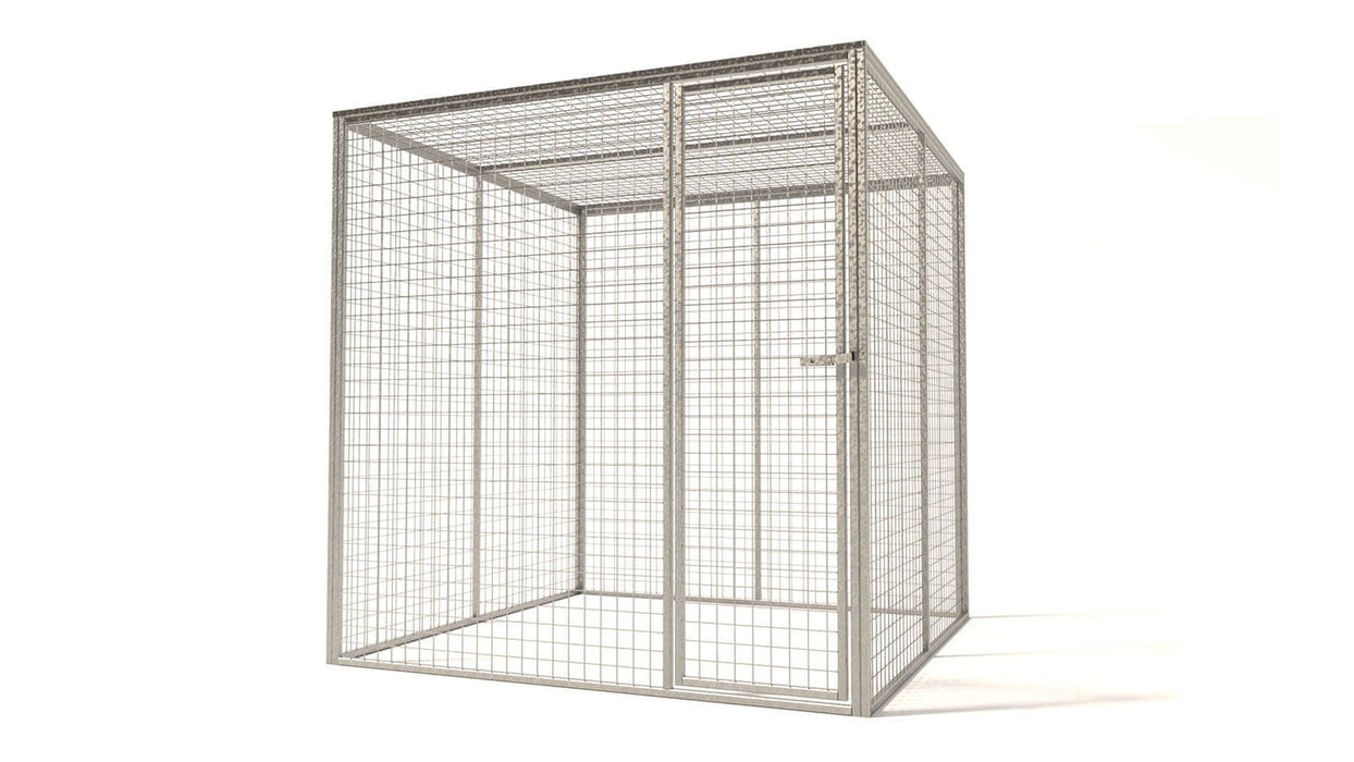 Kattenren voor buiten met modulair systeem