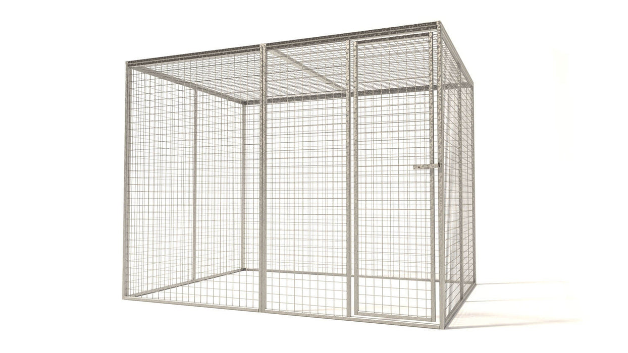 Kattenren voor buiten met modulair systeem