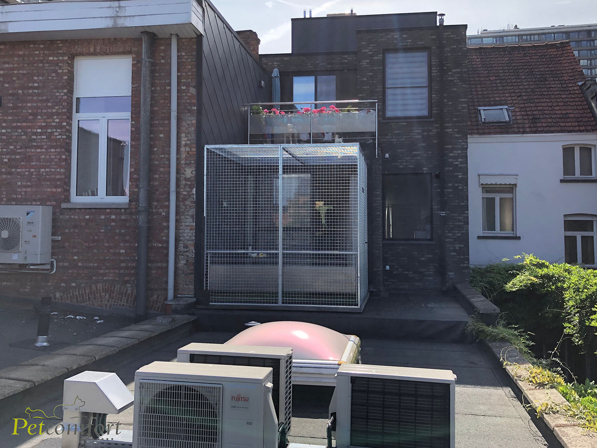 Ren rond dakterras gebouwd