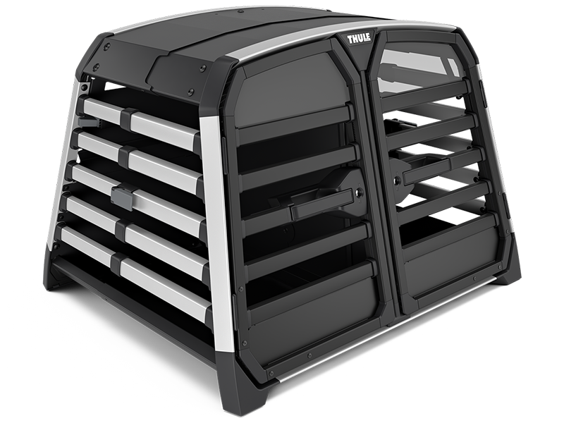 Thule Allax dubbel autobench vooraanzicht maat Medium Compact