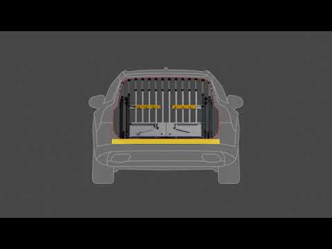 Hondenrek voor de auto type Variogate