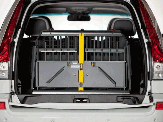 Autobench voor 2 honden model variocage