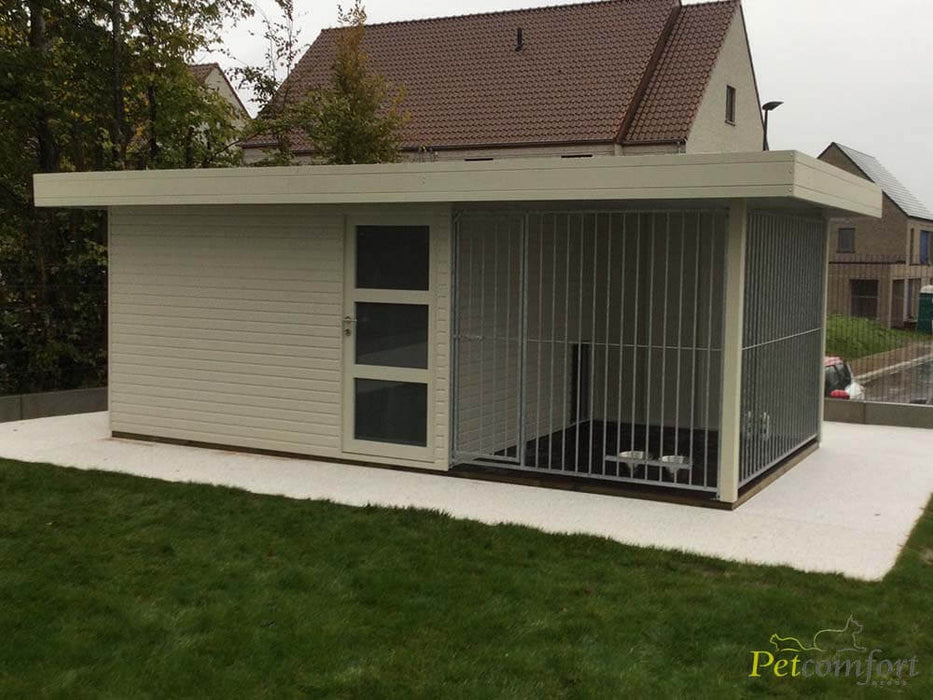 Petcomfort-combinatie-tuinhuis-hondenhut-53x26-foto1