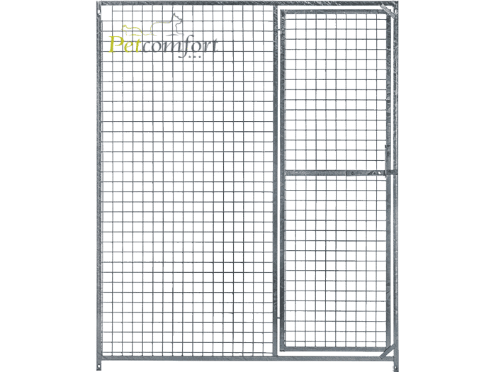 Draadpaneel van 1,5mx1,84m met deur