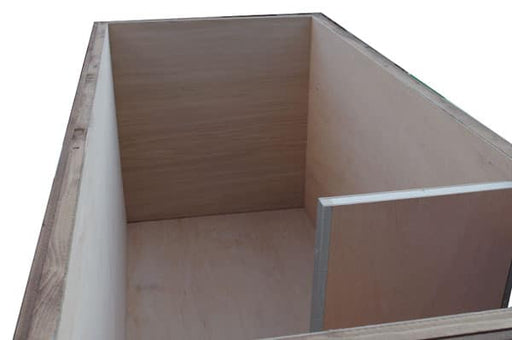 Geïsoleerd hondenhok type HD20 binnenaanzicht