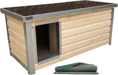 Deluxe geïsoleerd hondenhok type HD12S