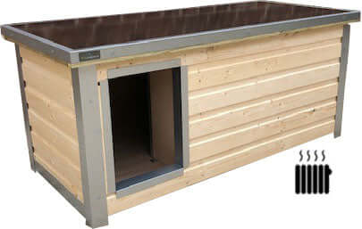 Deluxe geïsoleerd hondenhok type HD12S