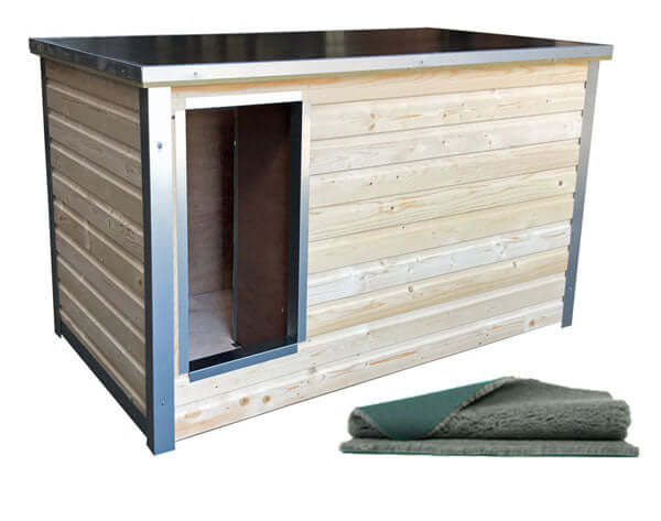 Deluxe geïsoleerd hondenhok type HD15S