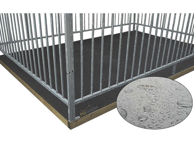 Volledige kennel 2x2m met lange poten