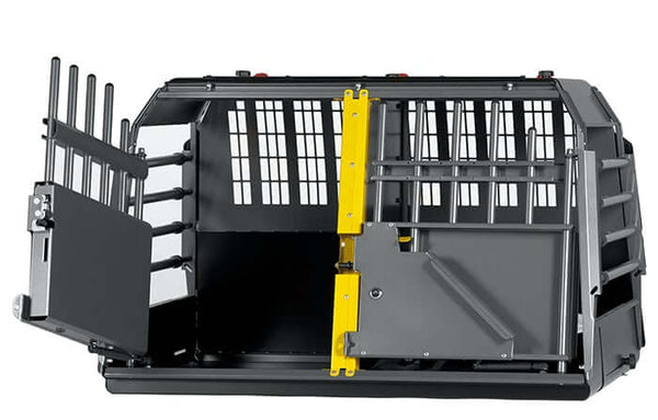 Autobench voor 2 honden model variocage