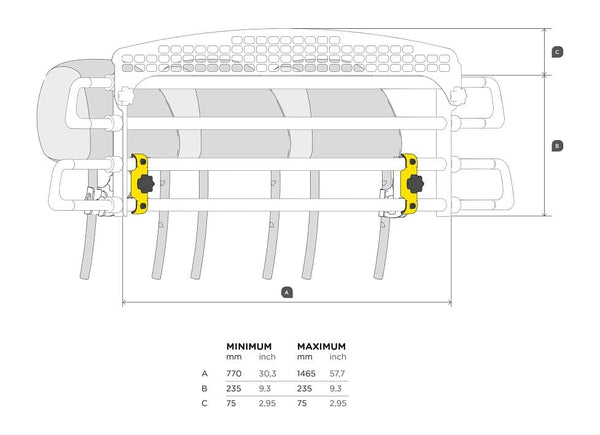 Hondenrek type Variobarrier Head Rest