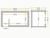 Interne en externe afmetingen HD15S hondenhok