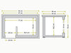 Interne en externe afmetingen HD9 hondenhok