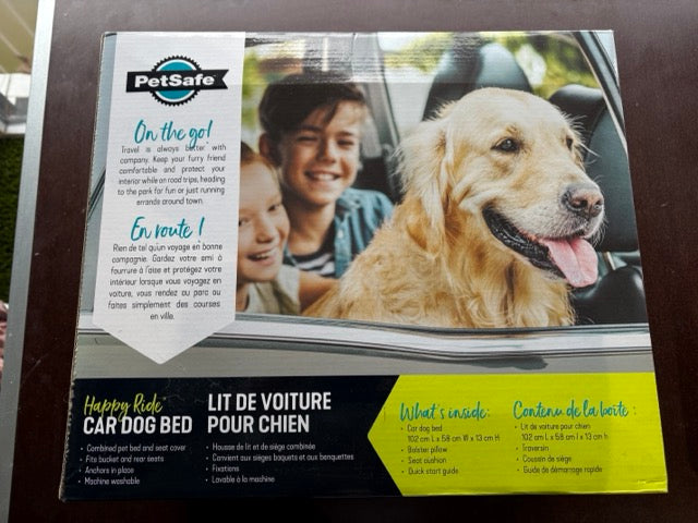 Lit pour chien de voiture