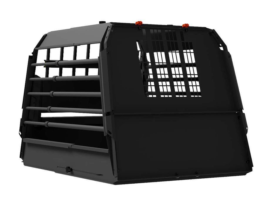 Achterkant van variocage compact - autobench voor verlaagde kofferbak