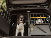Petcomfort autobench voor twee honden type variocage dubbel - Demo in wagen met twee border collies