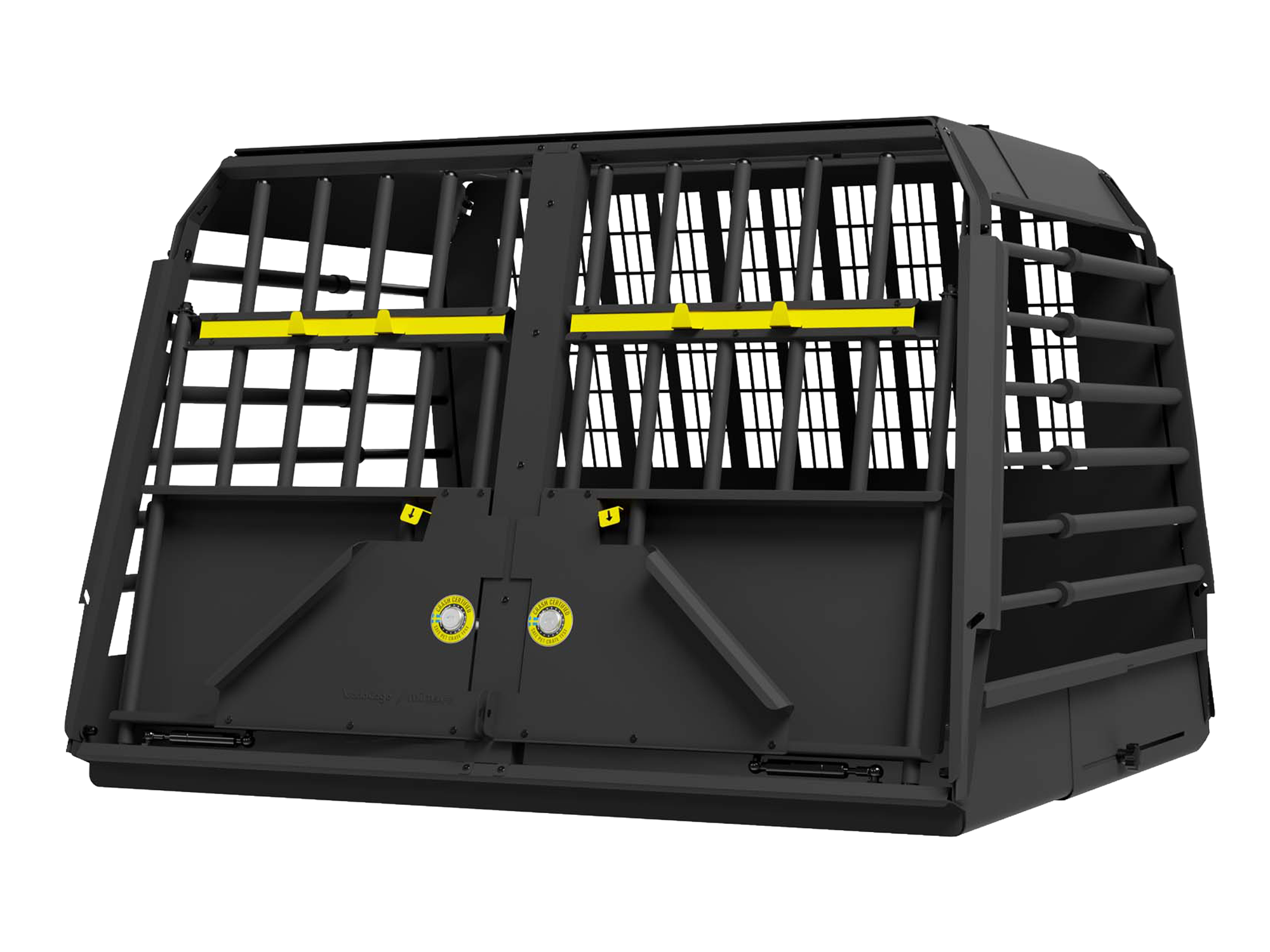 Cage de transport double adaptée à 2 chiens - modèle Variocage Double