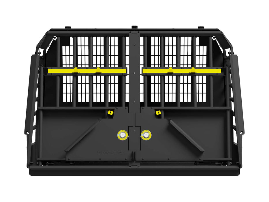 Cage de transport Variocage Double pour 2 chiens - Vue de face