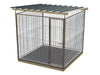 Kant en klare kennel van 2x2m met bodem en dak