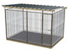 Volledig hondenkennel van 3x2m met vloer en dak