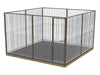 Volledige hondenkennel van 3x3m met kennelbodem