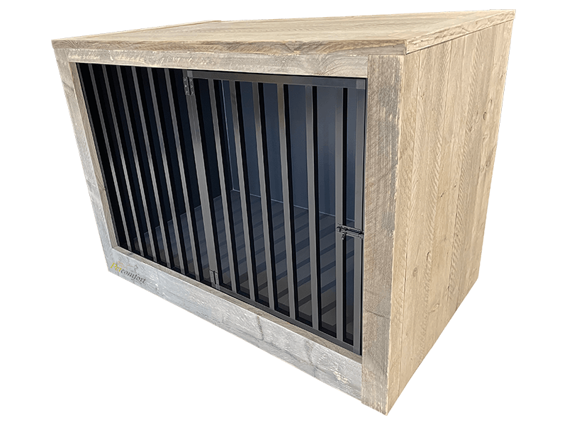 Cage en bois pour chien de taille moyenne, Cage d'intérieur pour