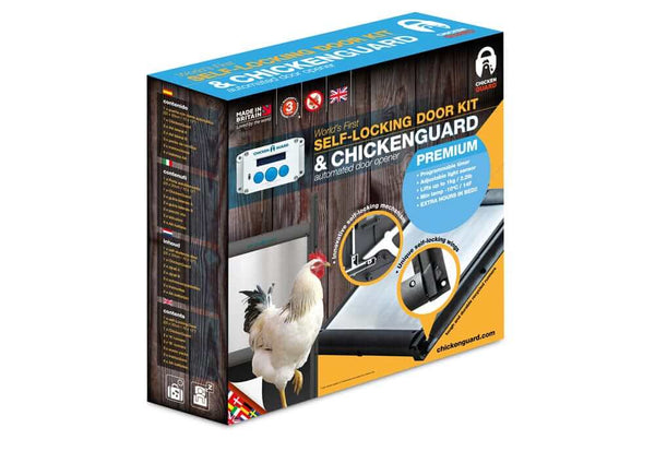 Combi pakket Chicken guard + zelfsluitende deur