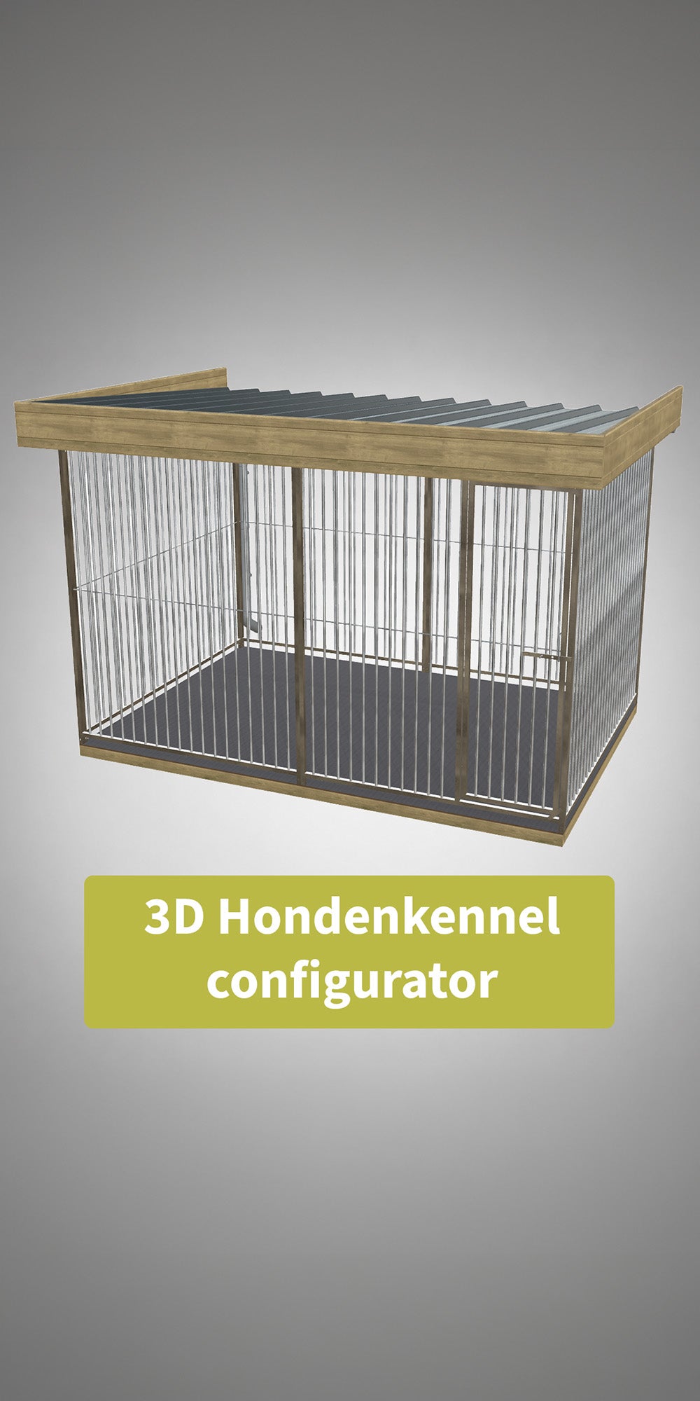3D hondenkennel configurator